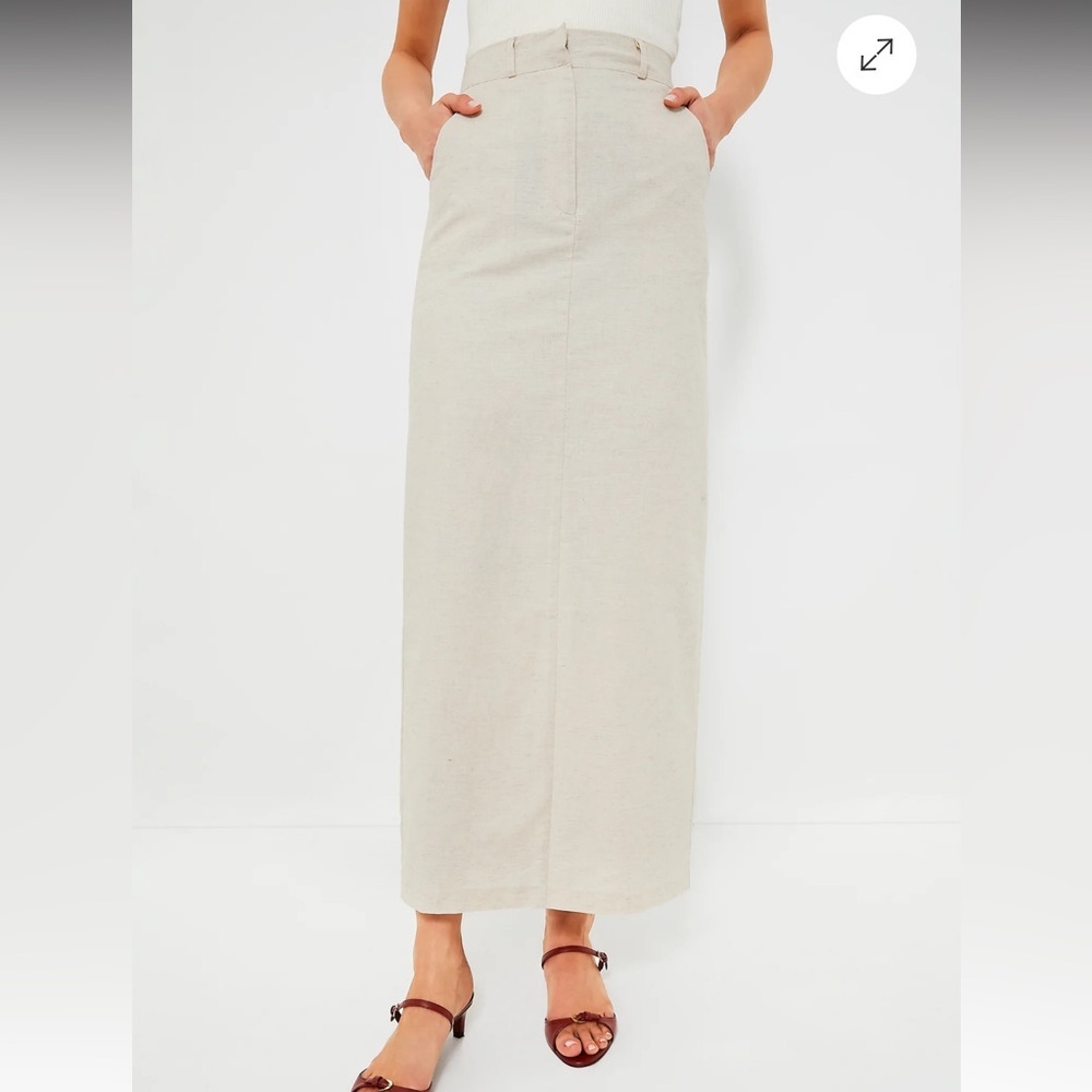 MOON RIVER

Natural Midi Skirt